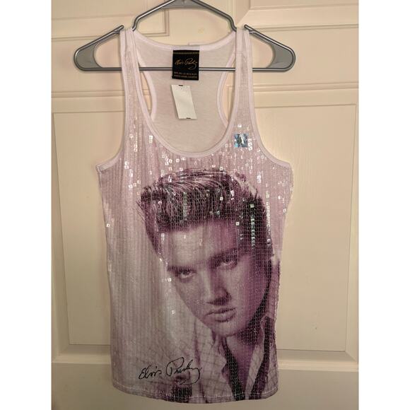 Elvis Presley Sparkling
 Sleeveless Shirt - Picture 2 of 7